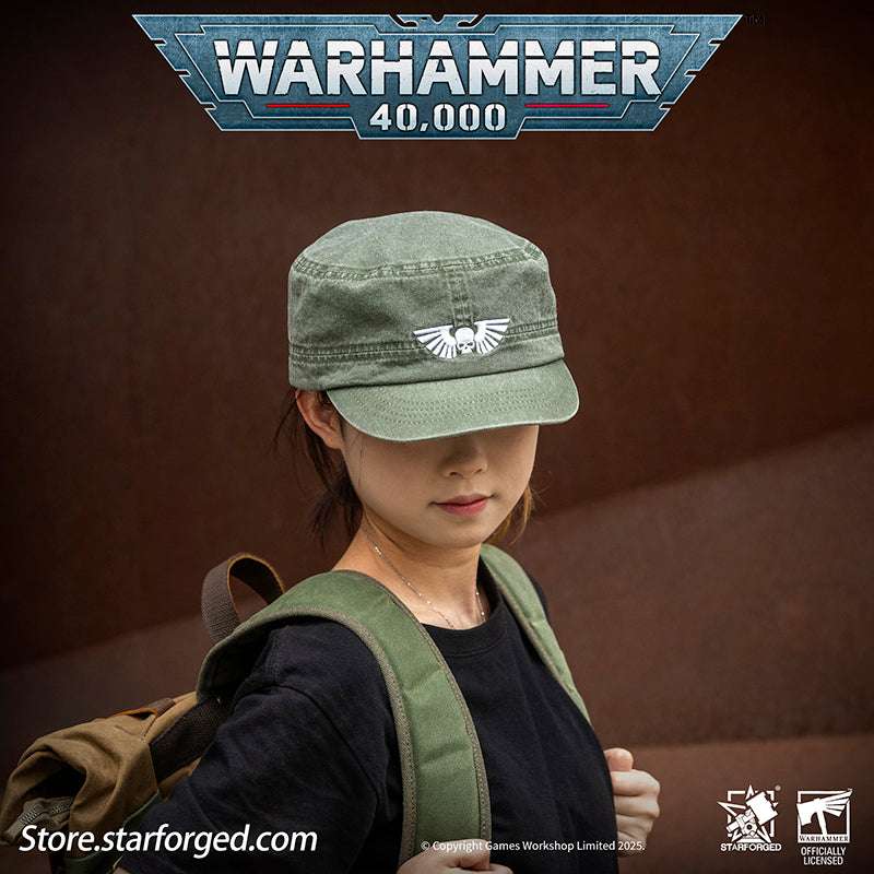 Starforged Warhammer 40K Religious Scions——Astra Militarum Tactics Cap Men's Fashion Clothes