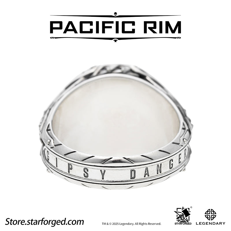 Starforged Pacific Rim Arc-9 Reactor – Pacific Rim Themed Ring Men's Jewelry Accessories Gift Official License Gipsy Danger, also known as "Gypsy Crisis," is a third-generation Jaeger constructed in Alaska, USA, and operated under the banner of the United States of America. As the protagonist Jaeger in Pacific Rim, it was one of the final four Jaegers to participate in the Battle of Hong Kong and the mission to destroy the Breach.Gipsy Danger stands broad-shouldered and moves into combat with the confident 