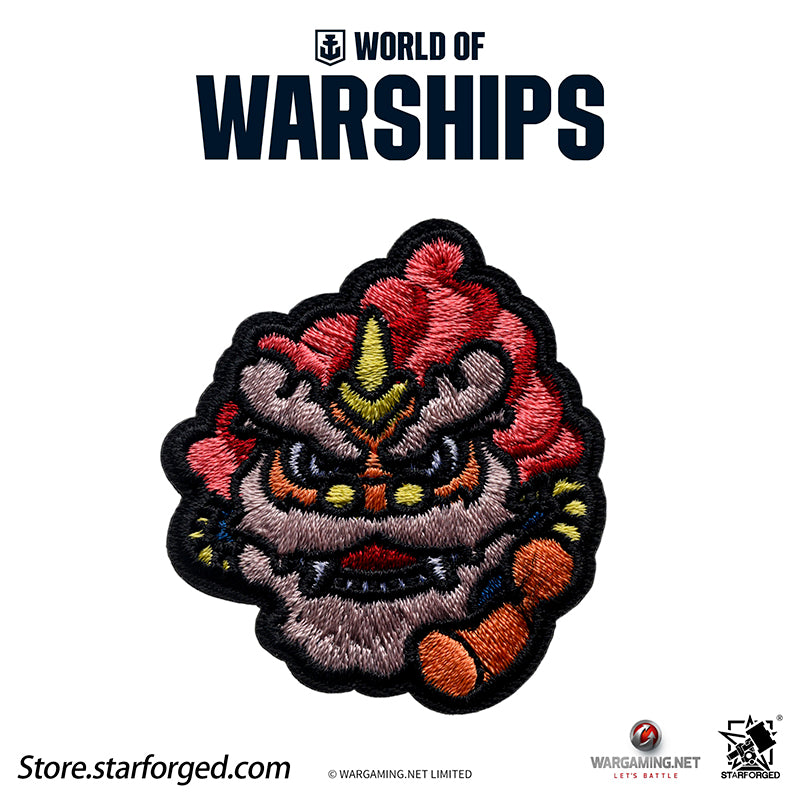 Starforged World of Warships WOWS Trendy Plaque Velcro Game Peripherals Wargaming License