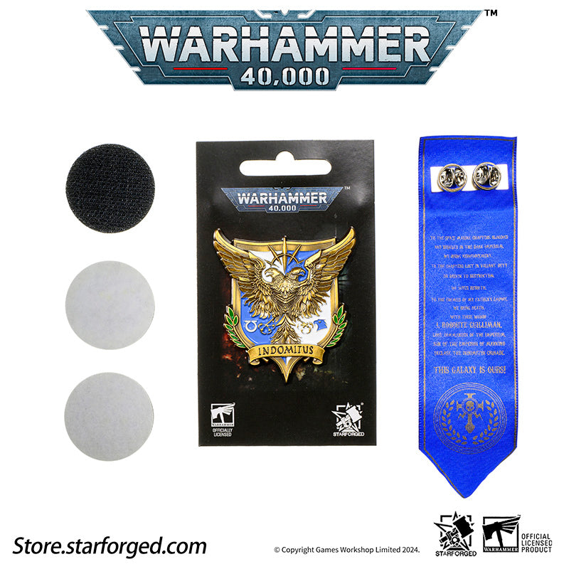 Starforged Brooch Roboute Guilliman  Indomitus Crusade Campaign Badge Pin Badge Warhammer 40000