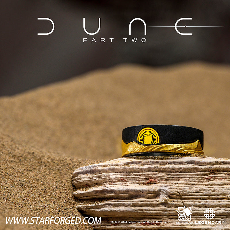 Starforged  Dune II Themed Ring Couple Original design Exclusive Movie peripherals Legendary Pictures