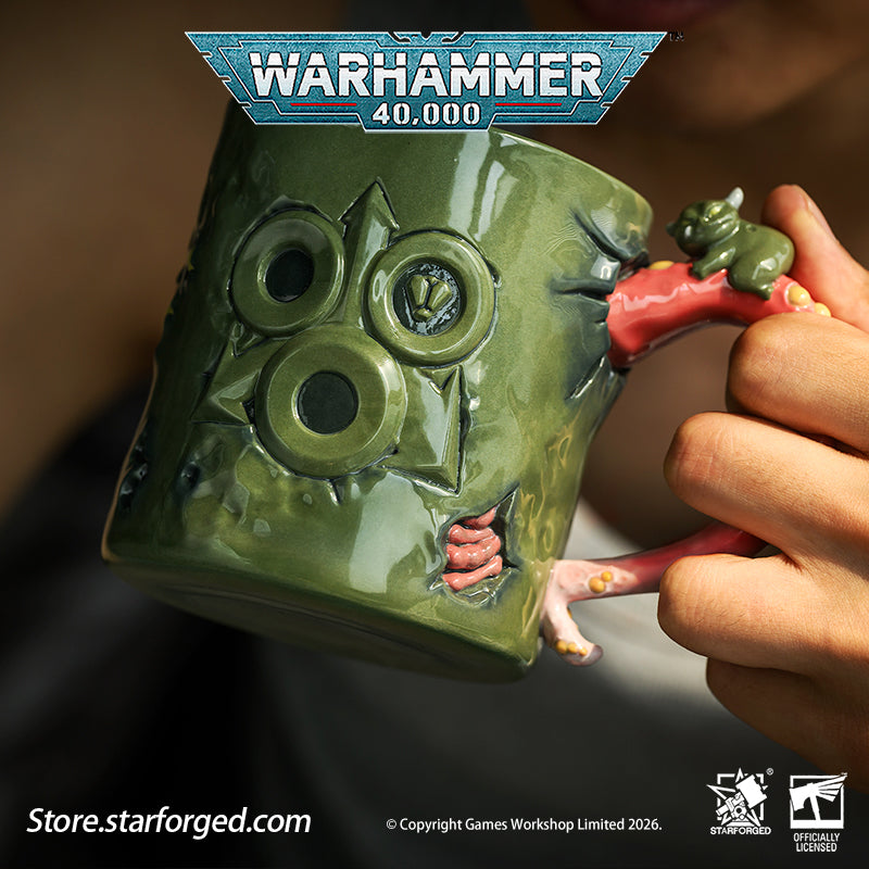 Starforged Warhammer 40K Chaos Gods Dark Gods The Plague Lord Nurgle Pustulent Beverage Mug All the Chaos gods are embodiments of the hopes, fears and other strong emotions and concepts generated by the mortal races. In Nurgle's case, the source of power is insecurity, denial, self-delusion and the living's fear of inevitable death and disease, as well as their unconscious response to that fear, which is the "power of life", the motivating power of mankind and other races. 