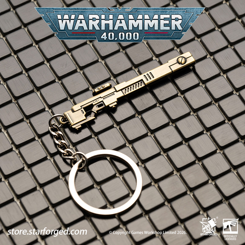 Warhammer 40K T'AU Empire Pulse Rifle Keychain Tau Empire Starforged A