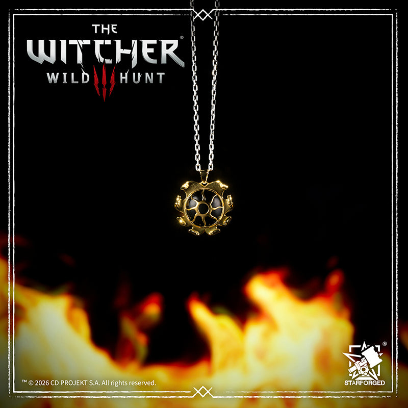 Starforged The Witcher 3: Wild Hunt Nilfgaardian Royal Pendant Silver Pendant Game Merchandise Officially Authorized The Nilfgaardian Empire is the most powerful empire in the known world and in history. Located in the south of the continent, it boasts formidable military forces and elite commanders.  Its capital is the City of Golden Towers, situated on the banks of the Alba River. The empire continuously expands its territory by conquering neighboring lands through both military might and political maneuv
