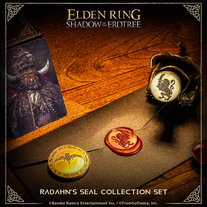 Starscourge Radahn Starforged ELDEN RING Radahn Sealing Wax Statue Commemorative Coins Game Merchandise Officially Authorized "The Red Lion General wielded gravitational powers which he learned in Sellia during his younger days. All so he would never have to abandon his beloved but scrawny steed."