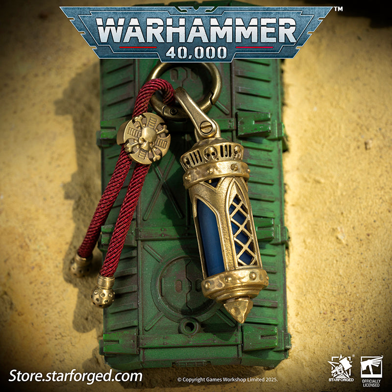 Starforged Warhammer 40K Space Marine Adeptus Astartes Martyrs Reliquary Pendant Men's Jewelry Accessories A reliquary is a significant vessel used in religious art collections for preserving sacred relics, typically crafted from precious metals and enamels. By physically enclosing holy objects, the reliquary enhances their sanctity, embodying a design philosophy shared with covered altarpieces in the tradition of "veiled art."This form of encasement not only protects the relic but also serves to impart rel