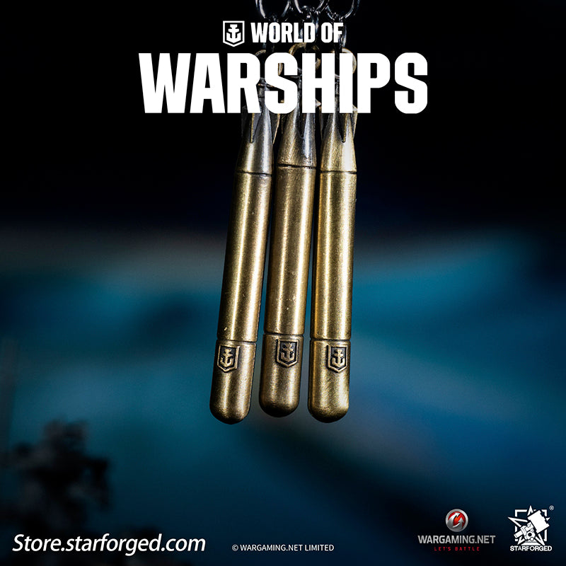 Starforged World of Warships WOWS Torpedo Keychain Game Peripherals Wargaming License