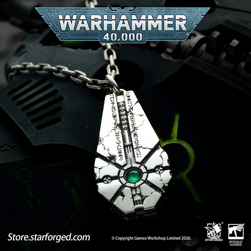 Warhammer 40K Starstele of Dominion Pendant Necrons Necklace by Starforged