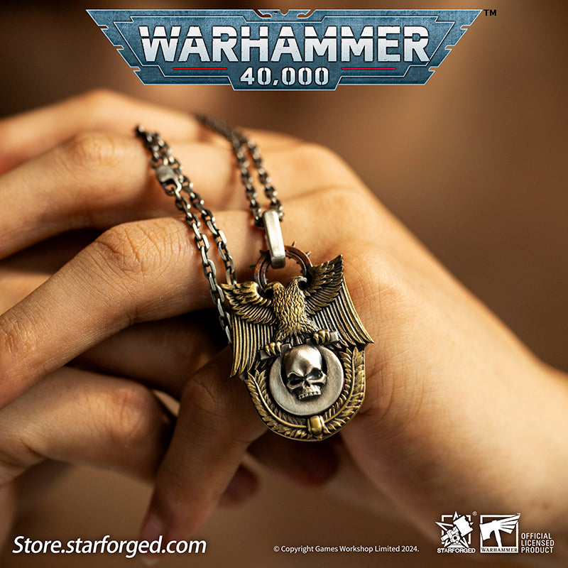 Starforged Warhammer 40K Macragge‘s Triumph Ultramarines Space Marines II Men's Necklace Christmas Gifts