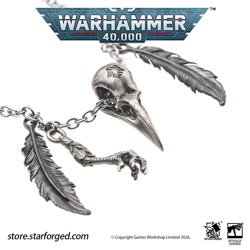 Starforged Warhammer 40K Space Marines Raven Guard The Black Wings of Deliverance Necklace Pendant Men's Fashion Jewelry Sterling Silver Rings The Raven Guard is the smallest Legions of the Great Crusade. They adhere faithfully to the modes of warfare laid down within the Codex Astartes, yet their tactics diverge drastically from those of their brother Legions.At the onset of every battle, the Raven Guard deploy swathes of Scouts to gather intelligence across the front lines.&nbsp; Thereafter, command cadre