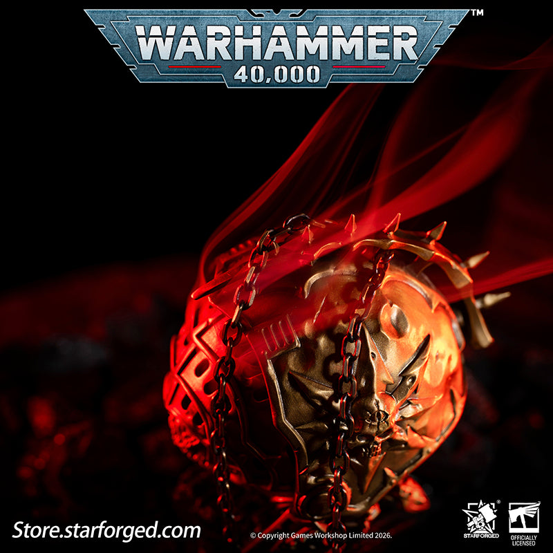Starforged Warhammer 40K Chaos Space Marines Dark Mechanicum Thurible Incense Burner Men's Fashion Jewelry
