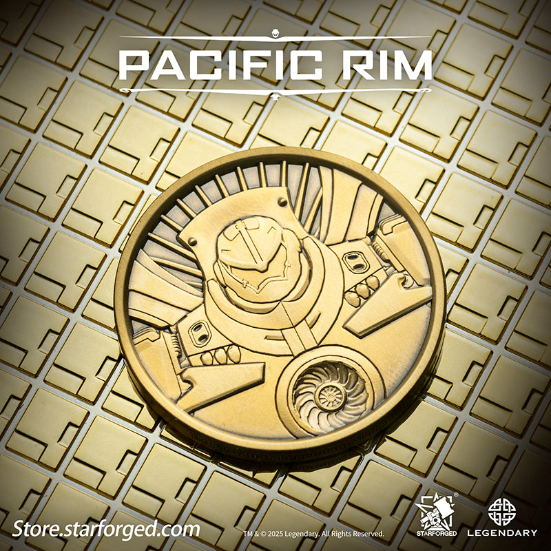 Starforged Pacific Rim PPDC Mark-3 Ace Jaeger – Gipsy Danger Themed Commemorative Coin Gift Official License Gipsy Danger, a Mark-3 Jaeger from the film Pacific Rim, was constructed in Alaska and activated on July 10, 2017. Standing 79 meters tall and weighing 1,980 tons, it is equipped with the "Blue Spark" 4.1 processing unit and powered by an "Arc-9" nuclear vortex turbine.Its combat style is rooted in street fighting techniques, and it is armed with retractable Plasma Cannons on both arms. Designed for 