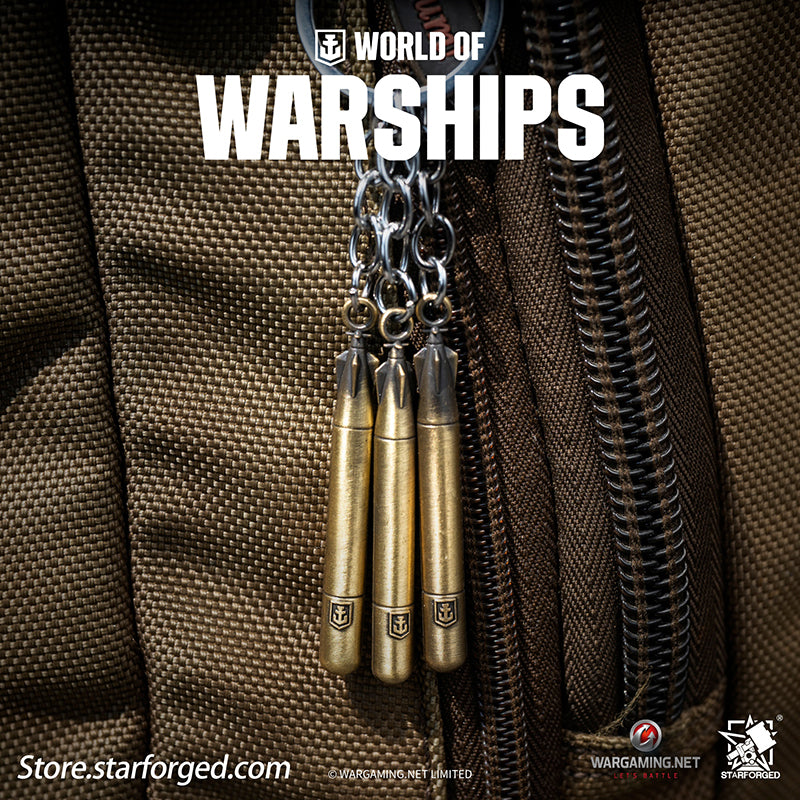 Starforged World of Warships WOWS Torpedo Keychain Game Peripherals Wargaming License