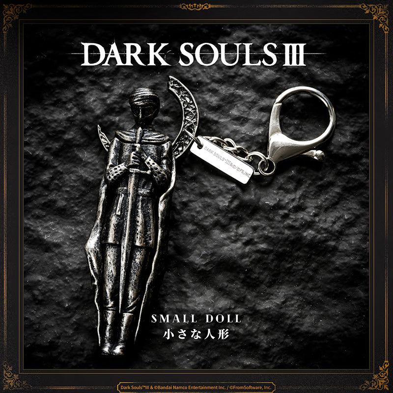Starforged DARK SOULS III Small Doll NFC Keychain Accessories Game Merchandise Officially Authorized Small silverwork doll depicting a young squire.In the legendary old city of Irithyll situated in the Boreal Valley, the Pontiff Sulyvahn gave this doll to valued subjects, so that they might use it to cross the barrier when they return home.Listen carefully, and you can hear it say, "Wherever you go, the moon still sets in Irithyll. Wherever you may be, Irithyll is your home."
