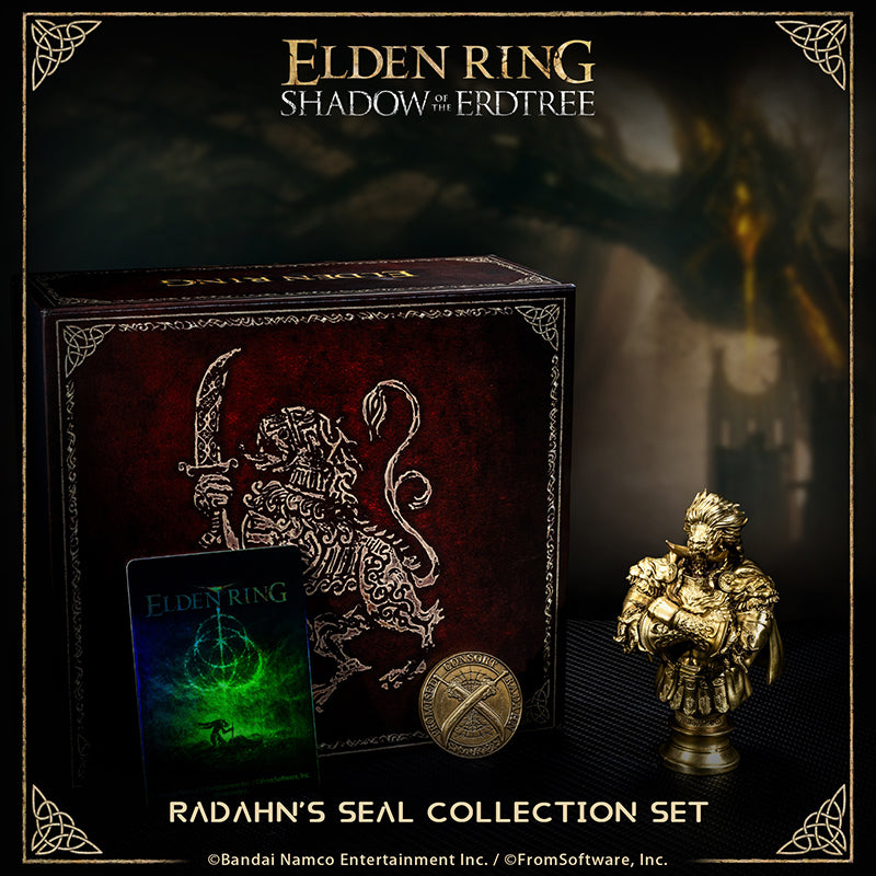 Starscourge Radahn Starforged ELDEN RING Radahn Sealing Wax Statue Commemorative Coins Game Merchandise Officially Authorized "The Red Lion General wielded gravitational powers which he learned in Sellia during his younger days. All so he would never have to abandon his beloved but scrawny steed."