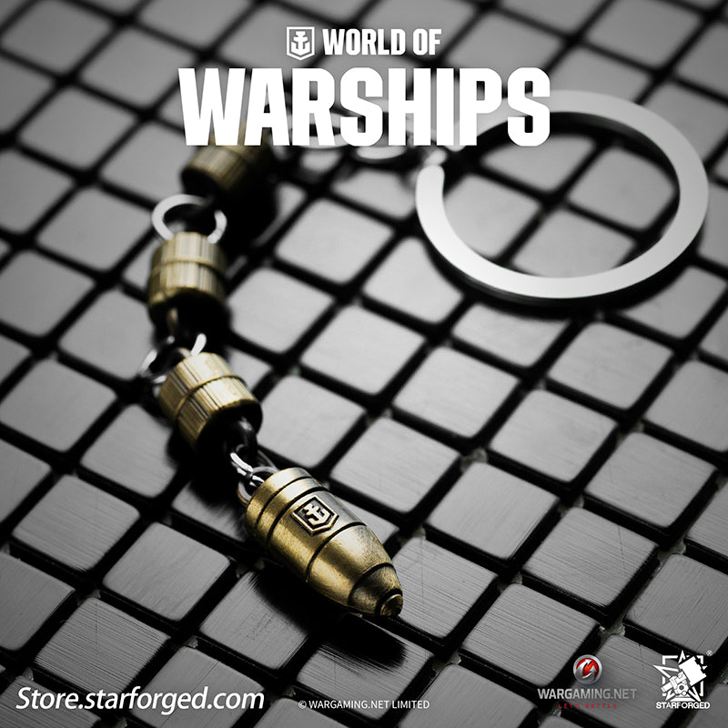 Starforged World of Warships WOWS Battleship World Bullet Launch Keychain Game Peripherals Wargaming License