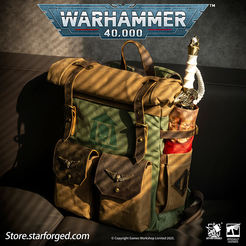 Starforged De Gloria Cadia Support Backpack MK.Ⅲ Warhammer 40k Cadian  Astra Militarum Men's Bag Other