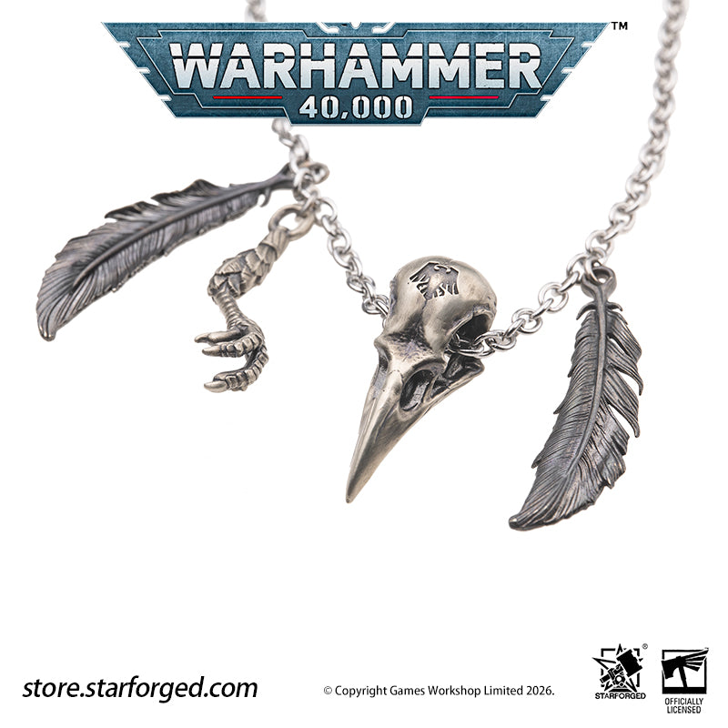 Starforged Warhammer 40K Space Marines Raven Guard The Black Wings of Deliverance Necklace Pendant Men's Fashion Jewelry Sterling Silver Rings The Raven Guard is the smallest Legions of the Great Crusade. They adhere faithfully to the modes of warfare laid down within the Codex Astartes, yet their tactics diverge drastically from those of their brother Legions.At the onset of every battle, the Raven Guard deploy swathes of Scouts to gather intelligence across the front lines.&nbsp; Thereafter, command cadre