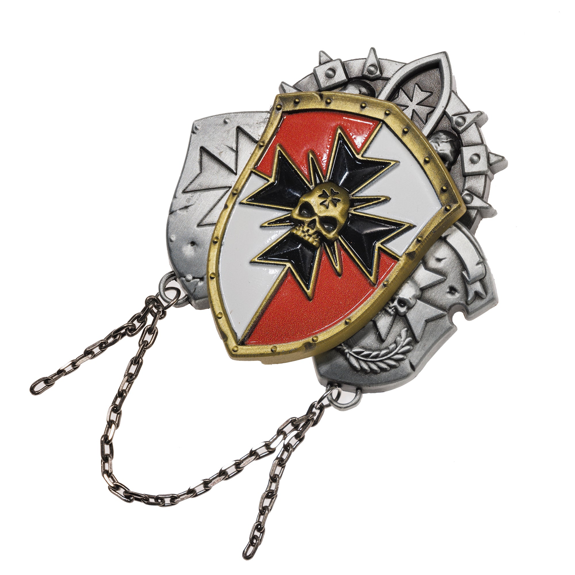 Starforged Black TemplarSword Brethren Crusade Shield Warhammer 40K Brooch Pin Badge