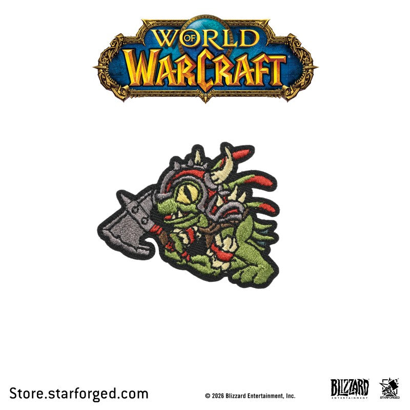 Starforged World of Warcraft Azmerloth Murloc World T-Shirt Velcro Patch Game Merchandise Clothes Officially Authorized