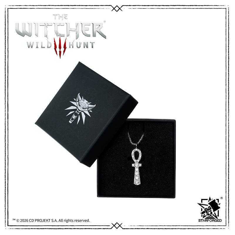 Starforged The Witcher 3: Wild Hunt Keira Metz Necklace Silver Pendant Game Merchandise Officially Authorized