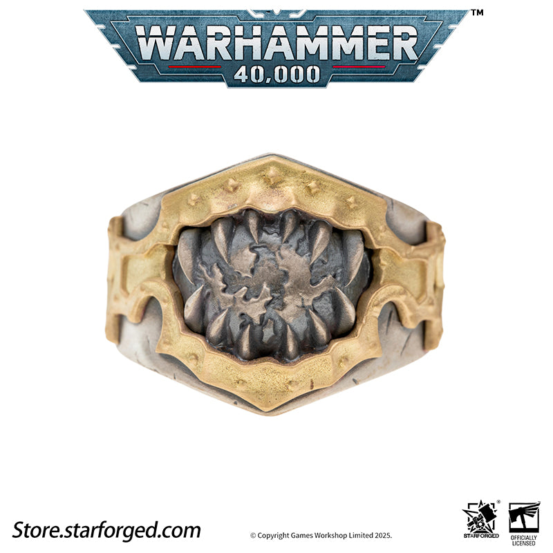 Starforged Warhammer 40K Chaos Space Marines World Eaters Berzerkers'Sigil Ring Silver Ring Men's Jewelry Accessories A millennium ago, when the Legiones Astartes were engulfed in bloody warfare, the sons of the Primarch Angron were already infamous for their brutality, a fate sealed after the implantation of the Butcher's Nails. The noble warriors descended into relentless killers! Today, whenever the chosen of Khorne carve a gory path from the Eye of Terror, the entire galaxy trembles.They are the World E