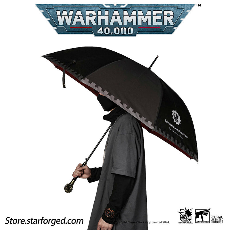 Warhammer 40K Themed Umbrella Omnissian Staff Adeptus Mechanicus Exclusive Other