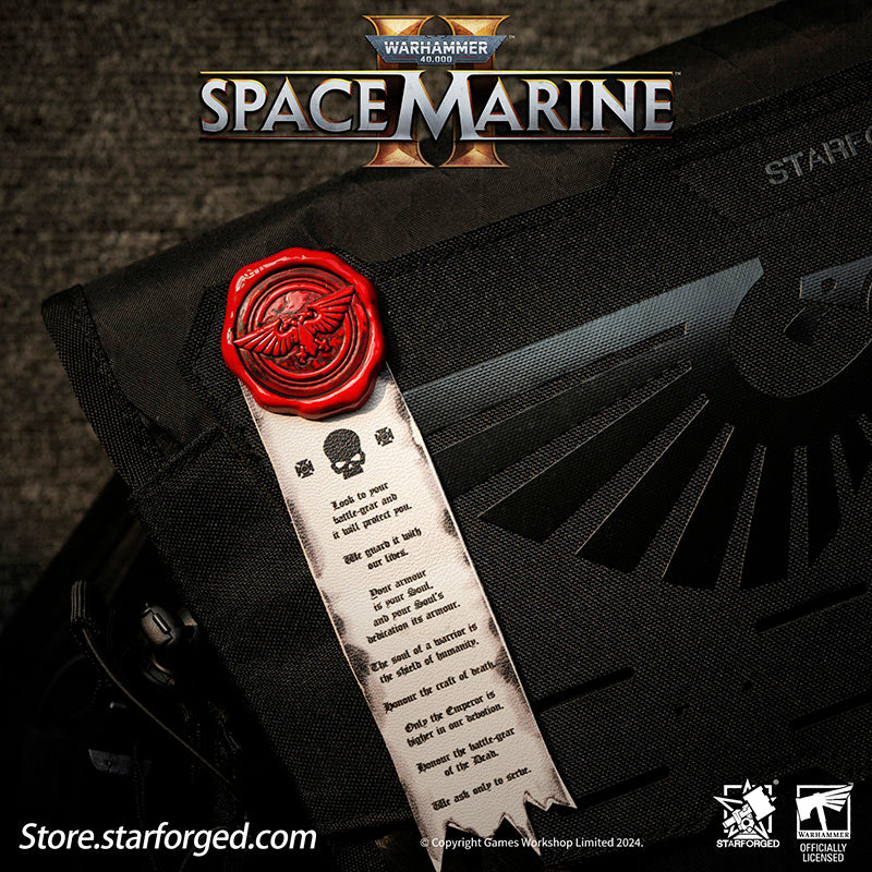 Starforged Bannière Chapitre Space Marines Warhammer 40K - Aimant Réfrigérateur Black Templars