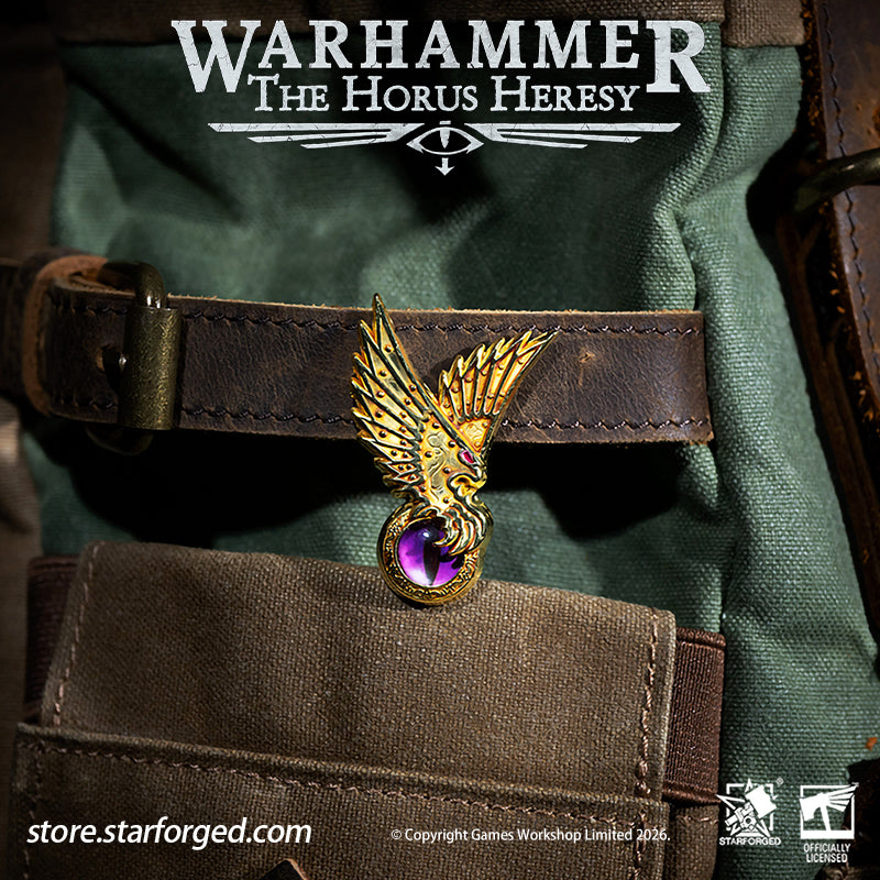 Starforged Warhammer 30K Chaos Space Marine Emperor's Children Phonecian's Favour Armourial Pin Warhammer Gifts Fashion Accessories The Emperor's Children were the III Legion of the twenty original Space Marine Legions, also known after their fall as the Lords of Profligacy. Their Primarch is Fulgrim. One of the nine legions that betrayed the Emperor during the Horus Heresy, they became Chaos Space Marines. 