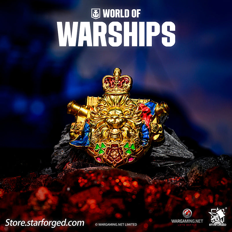 Starforged World of Warships Metal Badge Pin Brooch Badge Game Peripherals Wargaming License