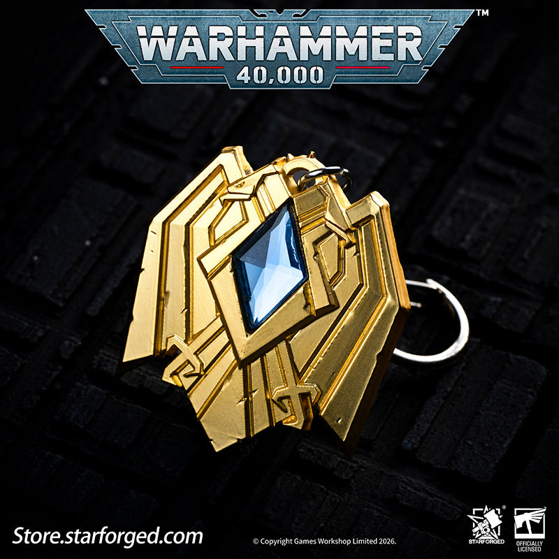 Starforged Warhammer 40K Space Marines Adeptus Custodes Signat Extremis Key Chain Men's Fashion Jewelry As the guardians of the Throne, the Adeptus Custodes decide who may enter the Emperor's throne room, and when. This is their supreme authority on Terra. These guardians are the mightiest warriors of humanity.To the Space Marines, they hold a significance akin to that which the transhuman warriors hold to ordinary Guardsmen—an elite caste so elevated that their raw power and will are utterly insurmountable