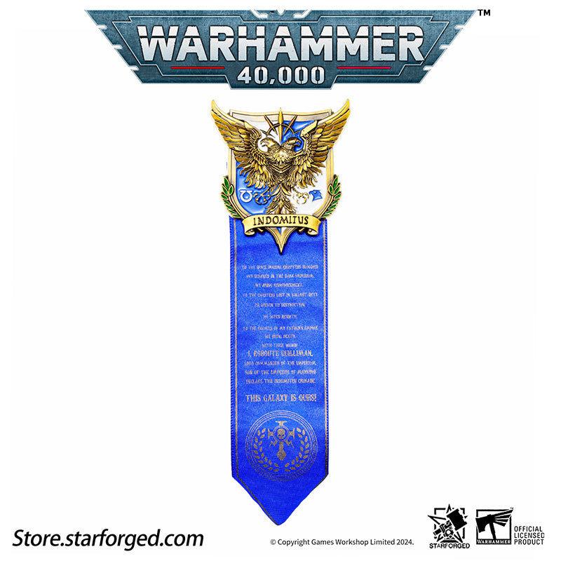 Starforged Brooch Roboute Guilliman  Indomitus Crusade Campaign Badge Pin Badge Warhammer 40000