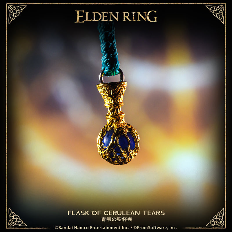 Starforged Flask of Crimson Tears ELDEN RING Men's Necklace Pendant Game Props Boyfriend Gift