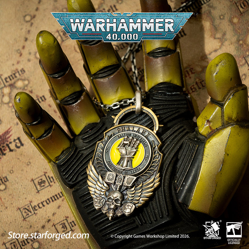 Warhammer 40K Imperial Fists Hammer of Phalanx Pendant Rogal Dorn Neck