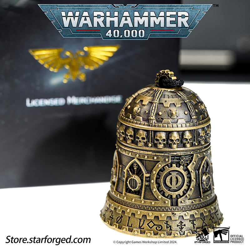 Starforged Warhammer 40K Domination Bell of Ominissah Adeptus Mechanicus Copper Pendant Other