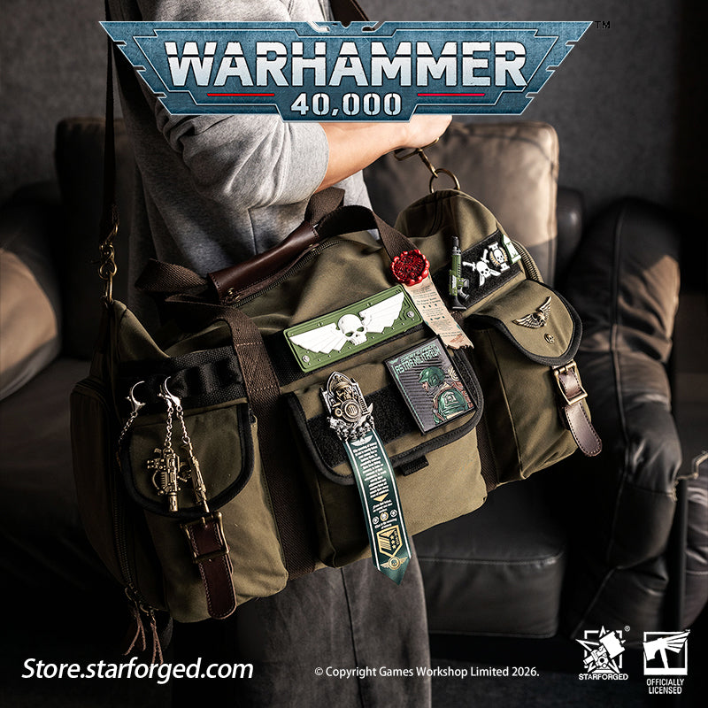 Starforged Warhammer 40K Imperial of Man Astra Militarum Traveler Bag Warhammer Fashion Accessories Gift
