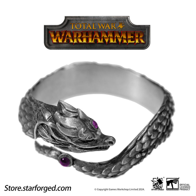 Starforged  Total War Warhammer III Dragons of Cathay  Zhao Ming & Miao Ying Dragon Ring Game Peripherals Set