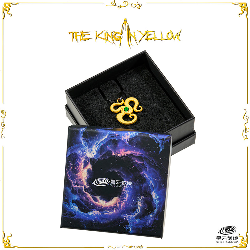 Starforged The Yellow Sign Pendant Cthulhu Mythos Merchandise The King in Yellow Gold-plated Necklace