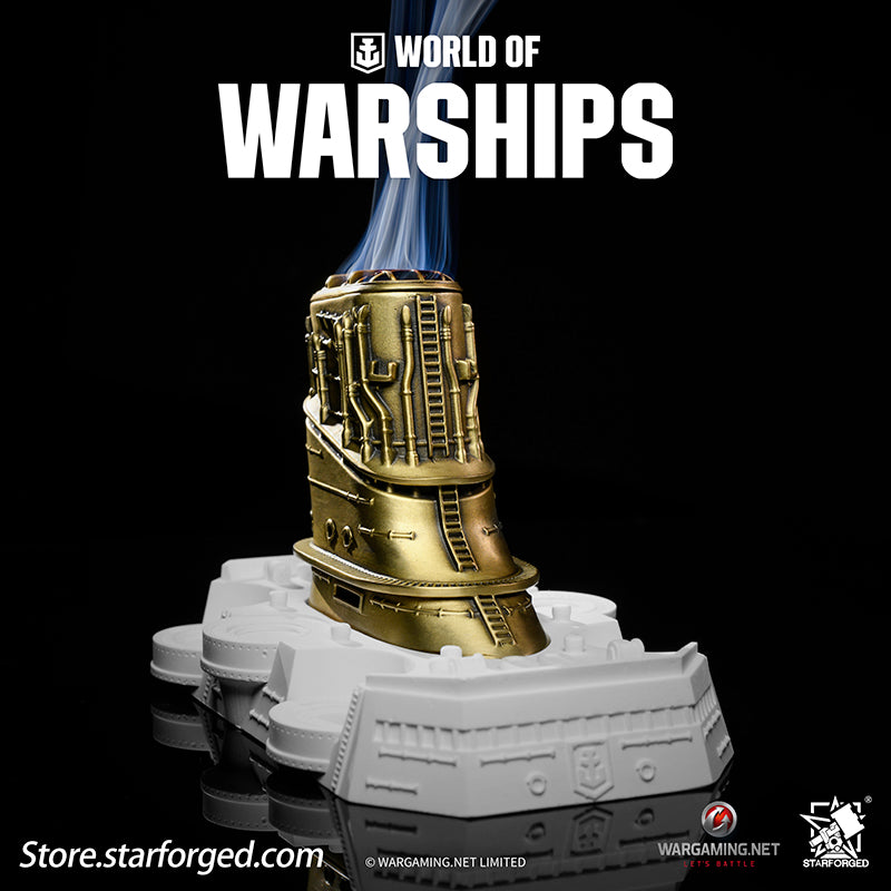 Starforged World of Warships WOWS Themed Incense Burner Game Peripherals Wargaming License