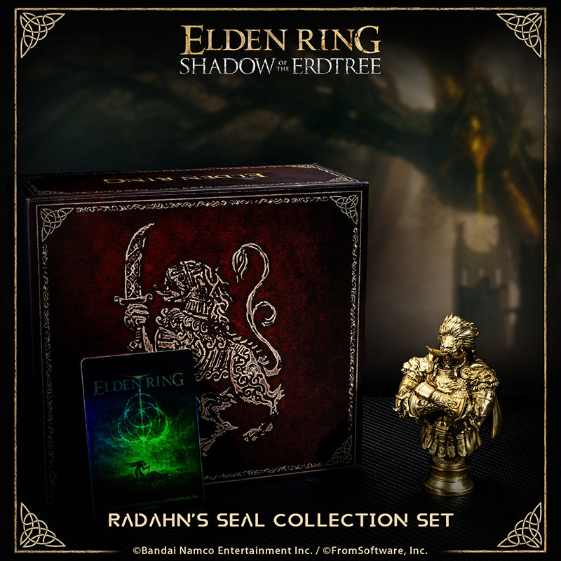 Starscourge Radahn Starforged ELDEN RING Radahn Sealing Wax Statue Commemorative Coins Game Merchandise Officially Authorized "The Red Lion General wielded gravitational powers which he learned in Sellia during his younger days. All so he would never have to abandon his beloved but scrawny steed."