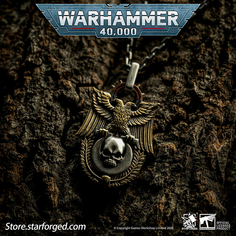 Starforged Warhammer 40K Macragge‘s Triumph Ultramarines Space Marines II Men's Necklace Christmas Gifts