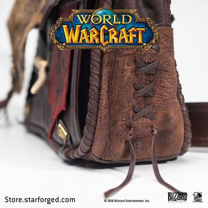 Starforged World of Warcraft Horde Warsong Crossbody Bag Men's Fashion Accessories Officially Authorized
