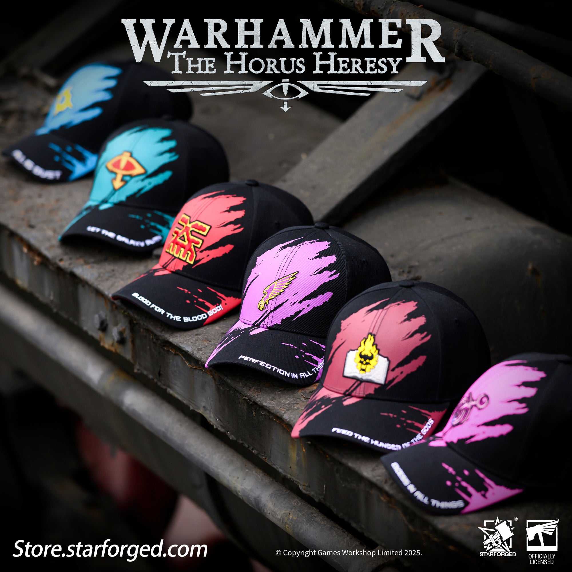 Starforged Warhammer 40K Chaos Faction Themed Hats Baseball Peaked Cap Other