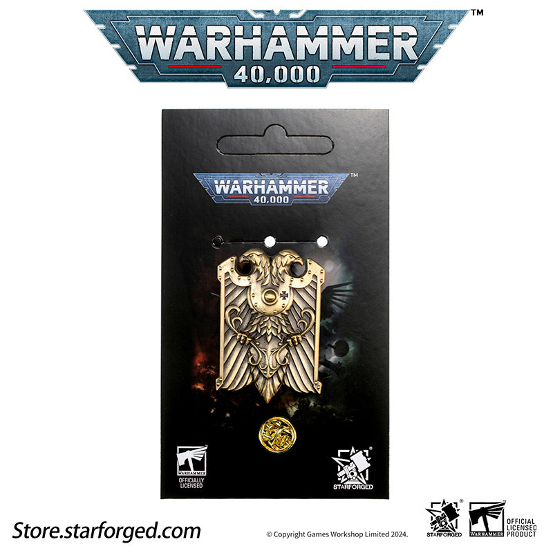 Starforged Custodes Sword & Shield Emperor of Mankind Adeptus Custode Men's Accessories Keychain Pendants