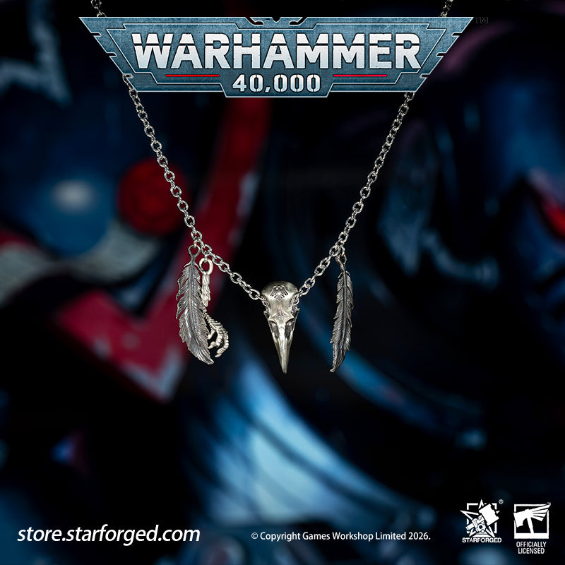 Starforged Warhammer 40K Space Marines Raven Guard The Black Wings of Deliverance Necklace Pendant Men's Fashion Jewelry Sterling Silver Rings The Raven Guard is the smallest Legions of the Great Crusade. They adhere faithfully to the modes of warfare laid down within the Codex Astartes, yet their tactics diverge drastically from those of their brother Legions.At the onset of every battle, the Raven Guard deploy swathes of Scouts to gather intelligence across the front lines.&nbsp; Thereafter, command cadre