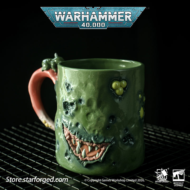 Starforged Warhammer 40K Chaos Gods Dark Gods The Plague Lord Nurgle Pustulent Beverage Mug All the Chaos gods are embodiments of the hopes, fears and other strong emotions and concepts generated by the mortal races. In Nurgle's case, the source of power is insecurity, denial, self-delusion and the living's fear of inevitable death and disease, as well as their unconscious response to that fear, which is the "power of life", the motivating power of mankind and other races. 