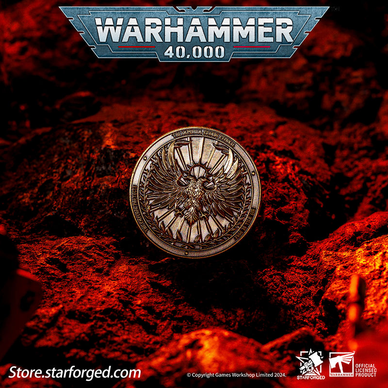 Warhammer 40K Collectible Coin Imperium of Man Terra Planetary Commemorative Coin Other