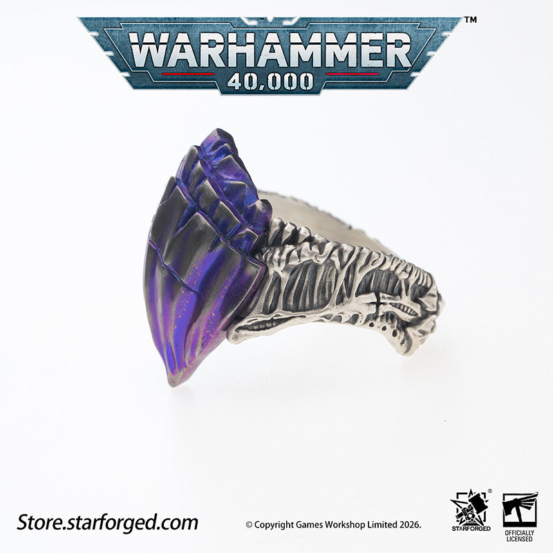 Starforged Warhammer 40K Tyranids Carapace Ring Accessories Game Merchandise Warhammer Gifts Fashion Accessories