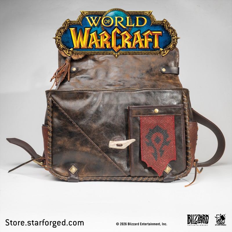 Starforged World of Warcraft Horde Warsong Crossbody Bag Men's Fashion Accessories Officially Authorized