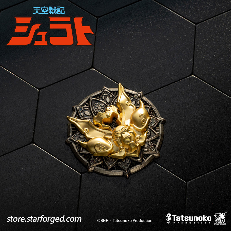 Starforged TenKuu Senki Shurato Shura King Sacred Armor Pin Badge Offical Licensed Anime Collectible Gift